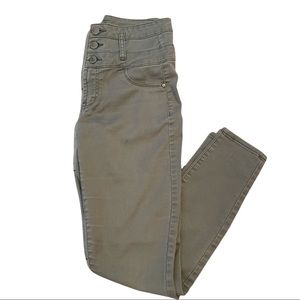 Tinseltown Olive Green Skinny Pants Size 4